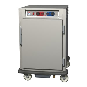 001-C595SFSLPFS 1/2 Height Insulated Mobile Heated Cabinet w/ (17) Pan Capacity, 120v