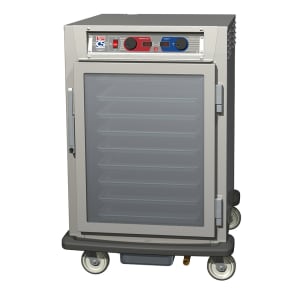 001-C595SFCUPFC 1/2 Height Insulated Mobile Heated Cabinet w/ (8) Pan Capacity, 120v