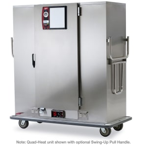 001-MBQ180 Heated Banquet Cart - (180) Plate Capacity, Stainless, 120v