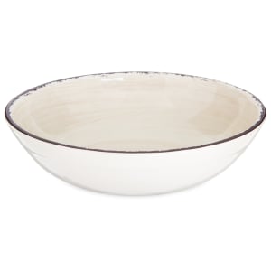 028-5401953 32 oz Round Melamine Cereal Bowl, Sweet Cream