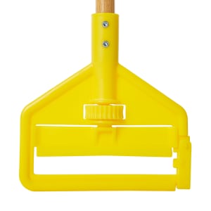 007-H116 60" Invader Wet Mop Handle - 1" Headbands, Plastic/Yellow