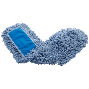 Rubbermaid FGJ25700BL00 48&quot; Dust Mop Head Only w/ Twisted Loop Ends, Blue
