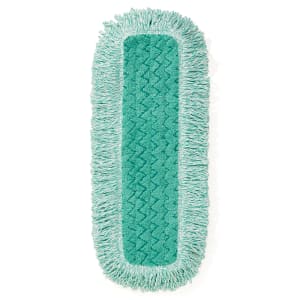007-Q418 18" Hygen Dust Pad with Fringe - Microfiber, Green
