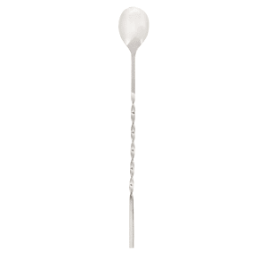 166-510K 10" Bar Spoon w/ Red Knob, Stainless