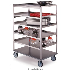 121-464 Queen Mary Cart - 8 Levels, 500 lb. Capacity, Stainless, Flat Edges