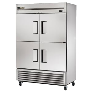 598-T49F4 54" Two Section Reach In Freezer, (4) Solid Door, 115v
