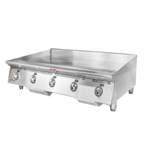 062-860MANG 60" Gas Griddle w/ Manual Controls - 1" Steel Plate, Natural Gas