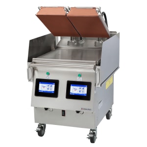 451-XPG24LP 27 21/32" Gas Clamshell Griddle w/ Thermostatic Controls - 3/4" Steel Plate, Liquid Propane