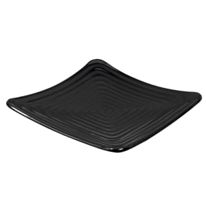 284-ML61BK 7 1/4" Square Melamine Salad Plate, Black