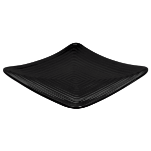 284-ML63BK 10 1/4" Square Melamine Dinner Plate, Black
