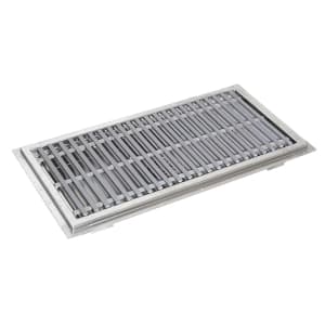 416-FTFG1236X Floor Trough w/ Subway-Style Grating - 36"L x 12"W, Stainless Steel