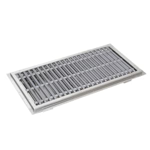 416-FTFG1224 Floor Trough w/ Subway-Style Grating - 24"L x 12"W, Stainless Steel