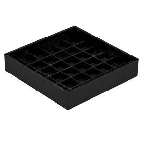 151-681413 Standard Drip Tray, Square, 4" X 4 in, Black
