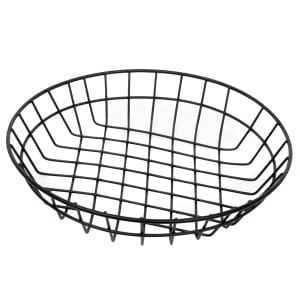 166-WIB100 10" Wire Basket, Black