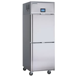 032-GADTR1PSH 27" One Section Commercial Refrigerator Freezer - Solid Doors, Top Compressor,...