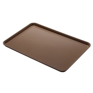 144-1014CL161 Fiberglass Camlite® Cafeteria Tray - 13 3/4"L x 10 5/8" W, Tan