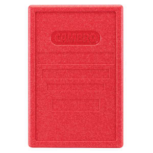 144-EPP180LID365 GoBox® Lid for EPP180 & EPP160 Insulated Food Carriers, Red