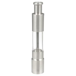 166-PMG6 6"H Pepper Mill - Acrylic/Stainless Steel, Silver