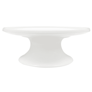 166-PSP8 8" Round Serving Stand - White Porcelain