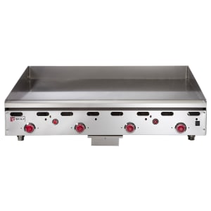 290-ASA48NG 48" Gas Griddle w/ Thermostatic Controls - 1" Steel Plate, Natural Gas