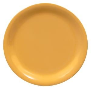 284-NP6TY 6 1/2" Round Melamine Dessert Plate, Tropical Yellow