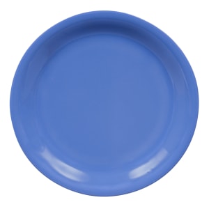 284-NP7PB 7 1/4" Round Melamine Salad Plate, Peacock Blue