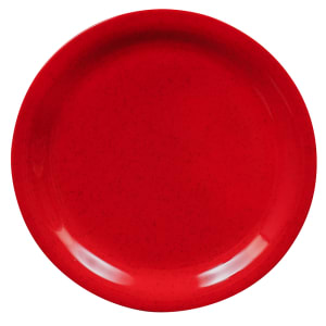 284-NP7RSP 7 1/4" Round Melamine Salad Plate, Red