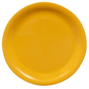 284-NP7TY 7 1/4" Round Melamine Salad Plate, Tropical Yellow