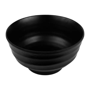 701-JW1107B 34 oz Round Melamine Bowl, Black