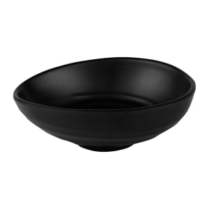 701-JW1407B 14 oz Oval Melamine Bowl, Black