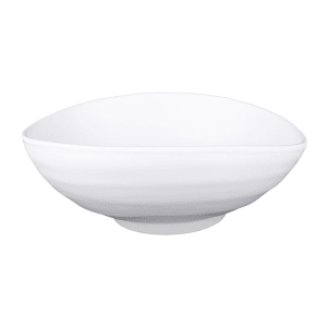 701-JW1409W 40 oz Oval Melamine Bowl, White