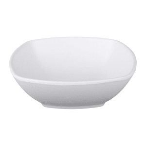 701-JW1506W 9 oz Square Melamine Bowl, White