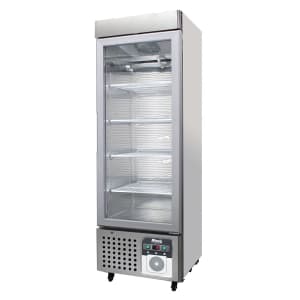 338-G1MRG 24 1/5" One Section Vaccine Refrigerator w/ Glass Door - Stainless, 115v