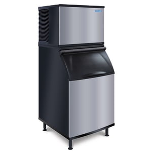 700-KDT0300A161K570 330 lb Full Cube Ice Machine w/ Bin - 532 lb Storage, Air Cooled, 115v