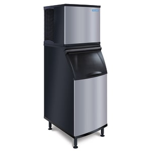 700-KDT0420W161K420 457 lb Full Cube Ice Machine w/ Bin - 383 lb Storage, Water Cooled, 115v
