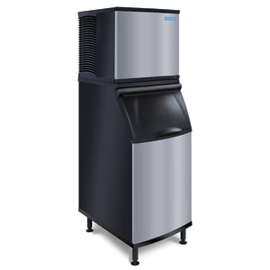 700-KYT0420W161K420 435 lb KYT Series Half Cube Ice Machine w/ Bin - 383 lb Storage, Water Cooled, 115v