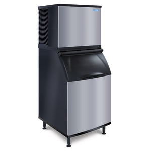 700-KYT1000A261K570 960 lb Half Cube Ice Machine w/ Bin - 532 lb Storage, Air Cooled, 208-230v/1ph