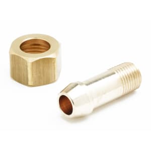 064-150A Union Coupling Tailpiece, 1/4 in IPS w Nut, 30 Degree Taper Inlet
