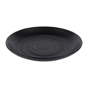 701-JW7005B 5" Round Melamine Plate, Black