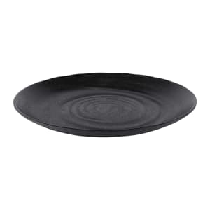 701-JW7009B 9 1/4" Round Melamine Dinner Plate, Black