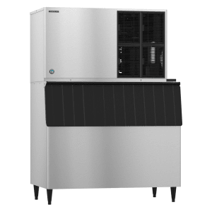 440-KM1301SAJB800 1365 lb Crescent Cube Ice Machine w/ Bin - 800 lb Storage, Air Cooled, 208-230v...