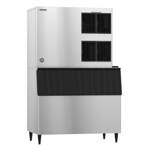 440-KM1900SWJ3B800 1880 lb KM Series Crescent Cube Ice Machine w/ Bin - 800 lb Storage, Water Cooled, 208-230v