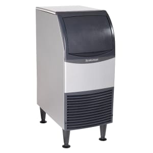 044-UF0915A1 15"W Flake Undercounter Ice Machine - 96 lbs/day, Air Cooled, Gravity Drain, 11...