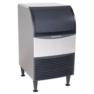 044-UF2020A1 20"W Flake Undercounter Ice Machine - 216 lbs/day, Air Cooled, Gravity Drain, 1...