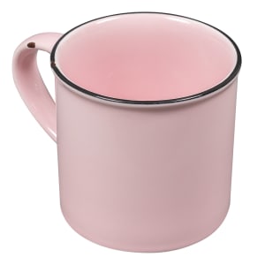 324-L2101003042 11 oz Tin Tin™ Coffee Mug - Porcelain, Pink