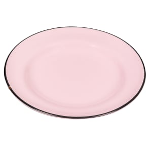 324-L2101003133 8 1/4" Round Tin Tin™ Plate - Porcelain, Pink