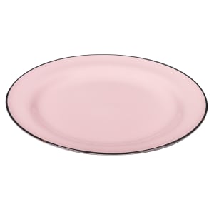324-L2101003152 10 3/4" Round Tin Tin™ Plate - Porcelain, Pink