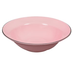 324-L2101003797 12 oz Round Tin Tin™ Rim Soup Bowl - Porcelain, Pink