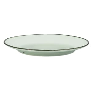 324-L2104009152 10 3/4" Round Tin Tin™ Plate - Porcelain, Green
