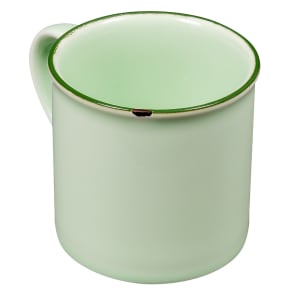 324-L2104009042 11 oz Tin Tin™ Coffee Mug - Porcelain, Green